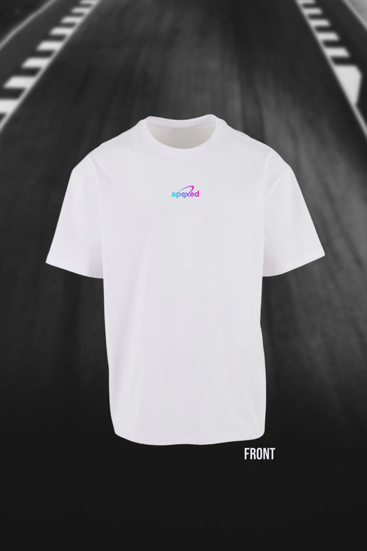 RACE MODE oversized T-shirt weiß