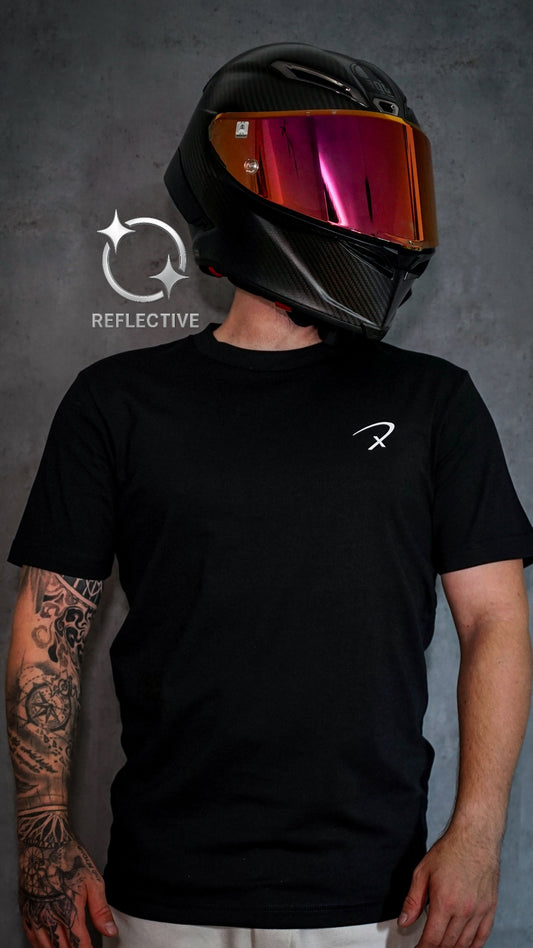 Basic T-Shirt Schwarz - Reflective