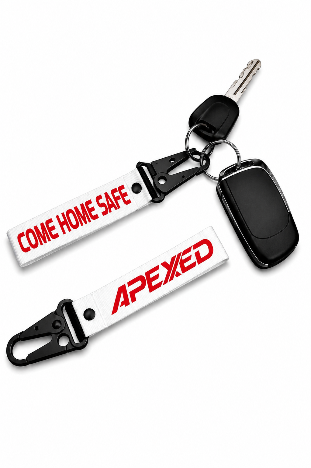 Come home safe - Keychain White