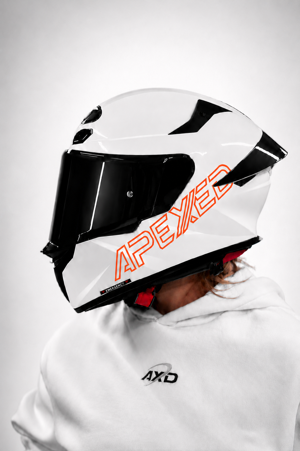 Helmsticker 'Apexed' Outlines Logo