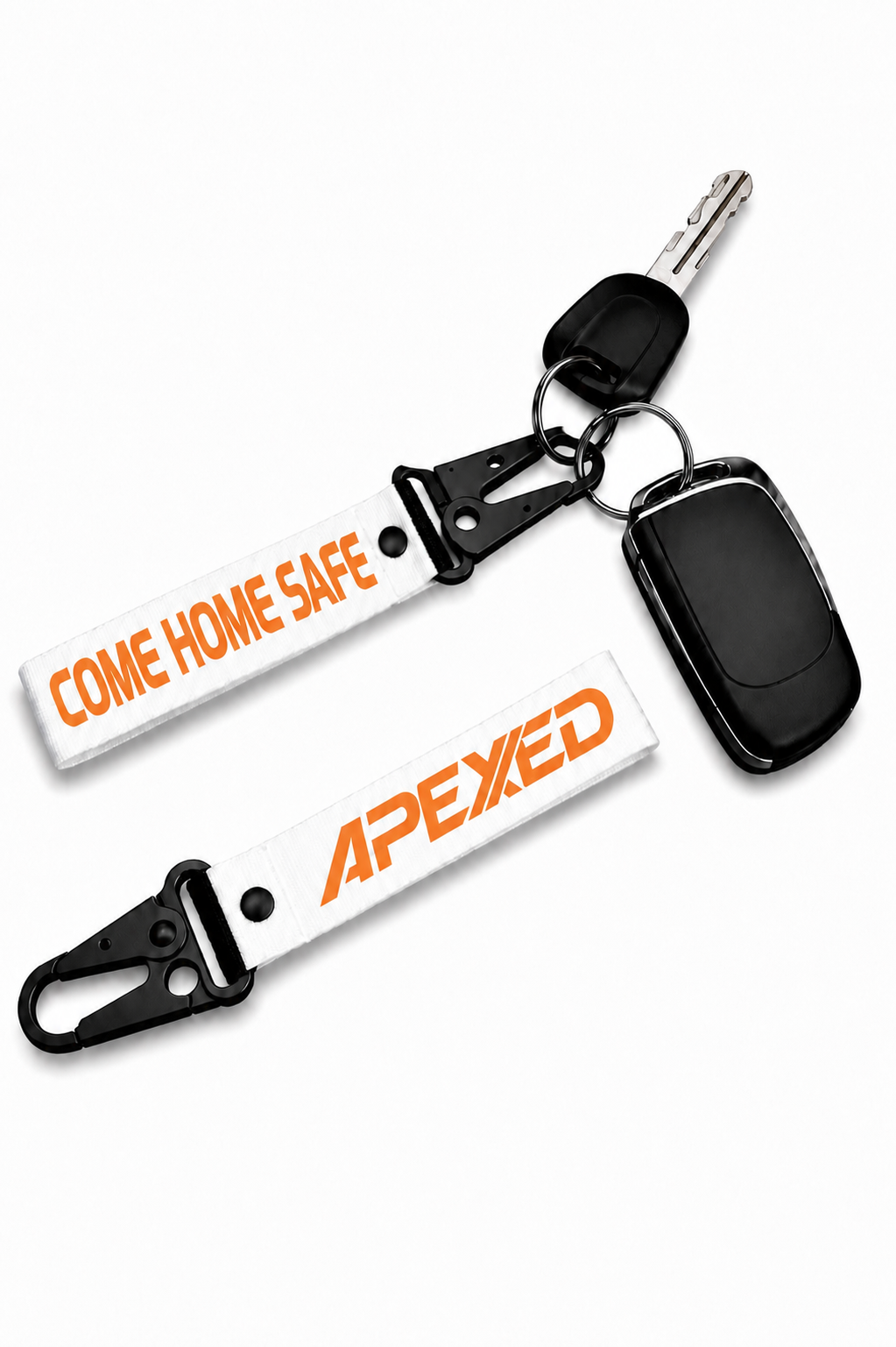 Come home safe - Keychain White