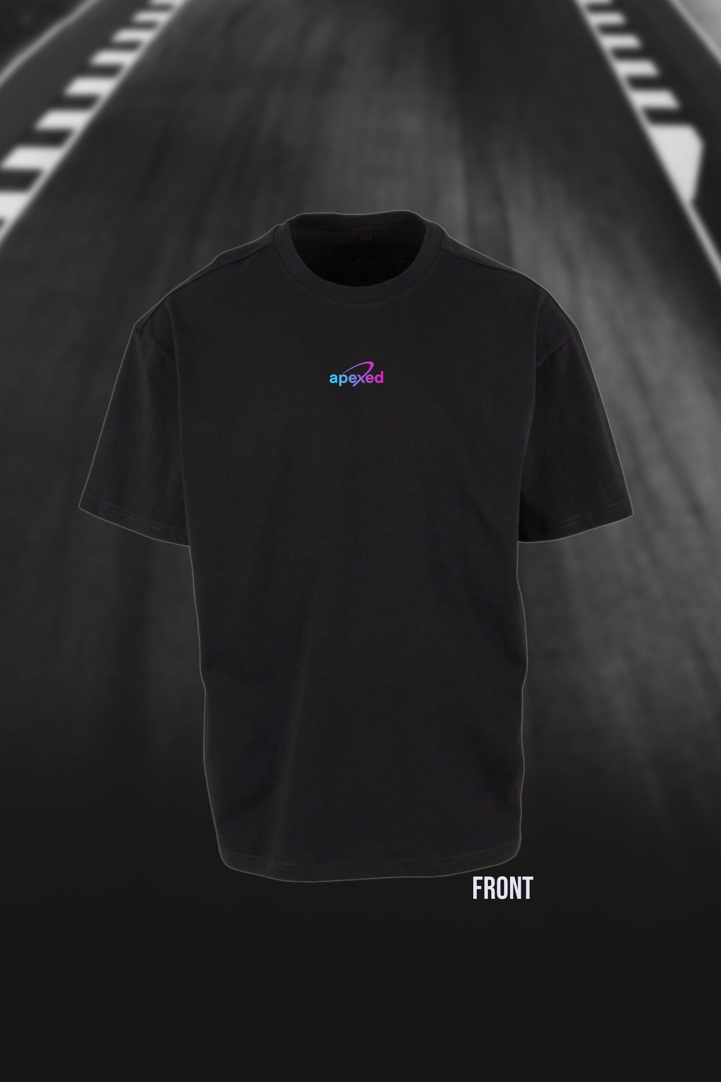 RACE MODE oversized T-shirt schwarz