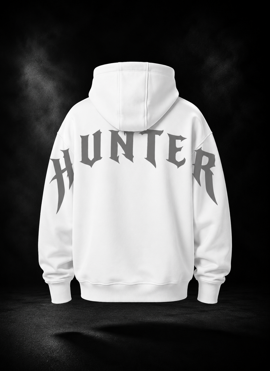HUNTER Hoodie Arctic White