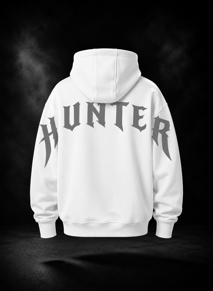 HUNTER Hoodie Arctic White