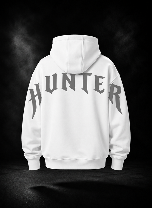 HUNTER Hoodie Arctic White