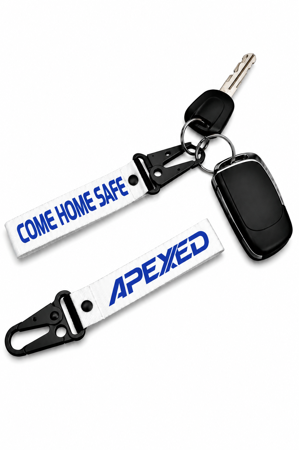 Come home safe - Keychain White