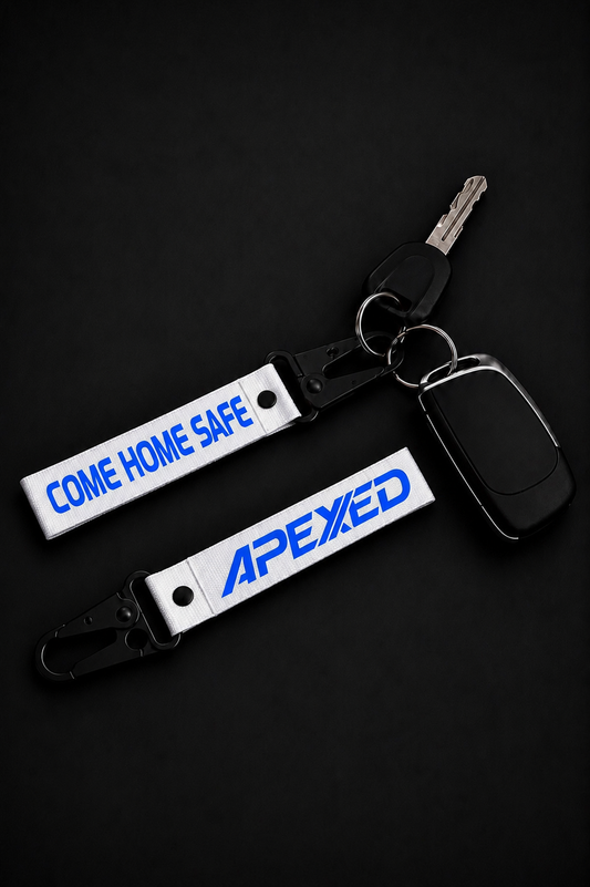 Come home safe - Keychain White