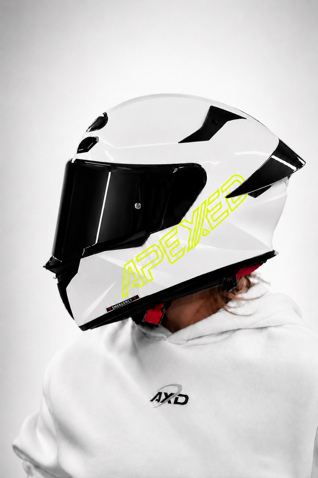 Helmsticker 'Apexed' Outlines Logo