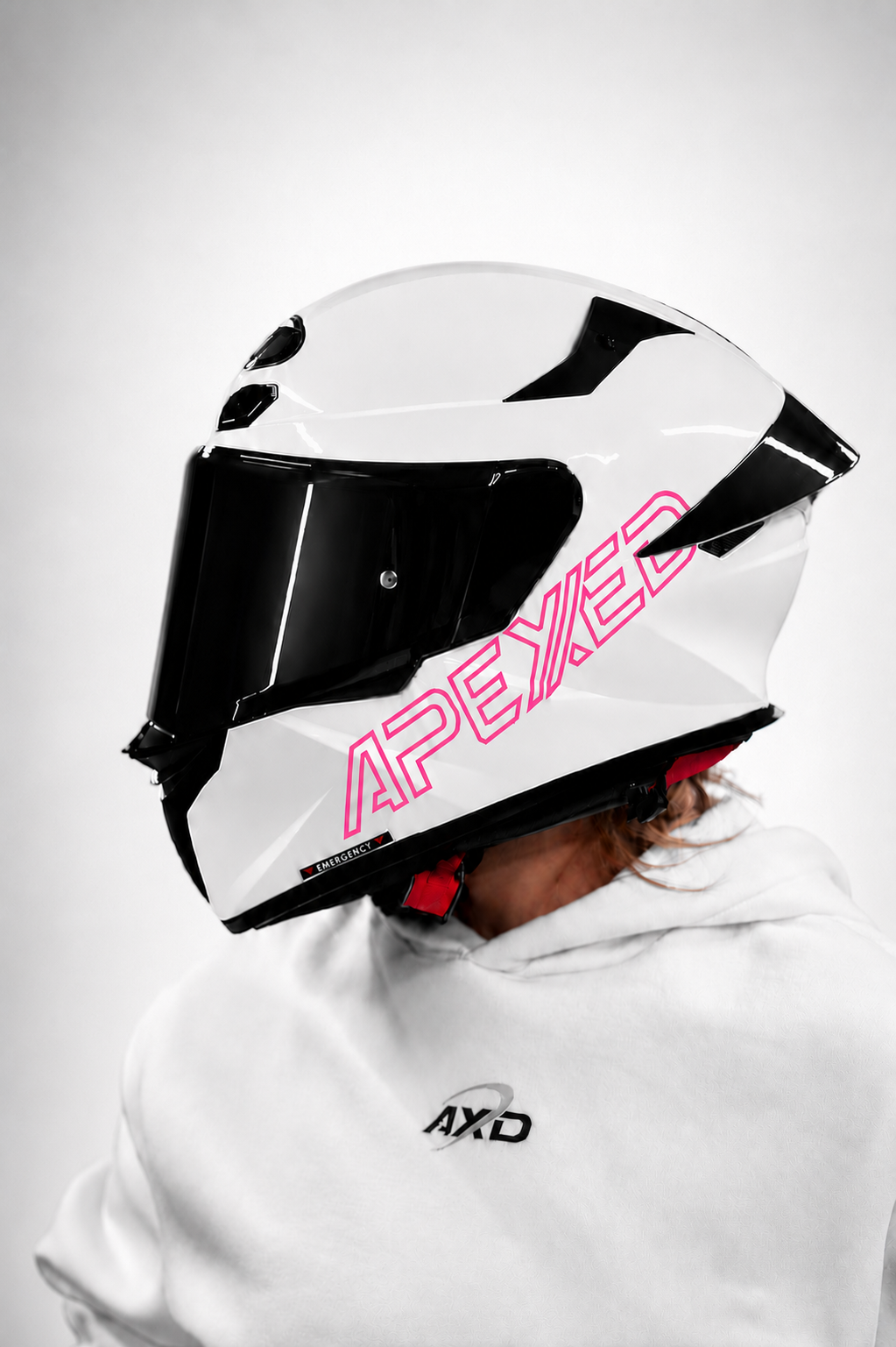 Helmsticker 'Apexed' Outlines Logo