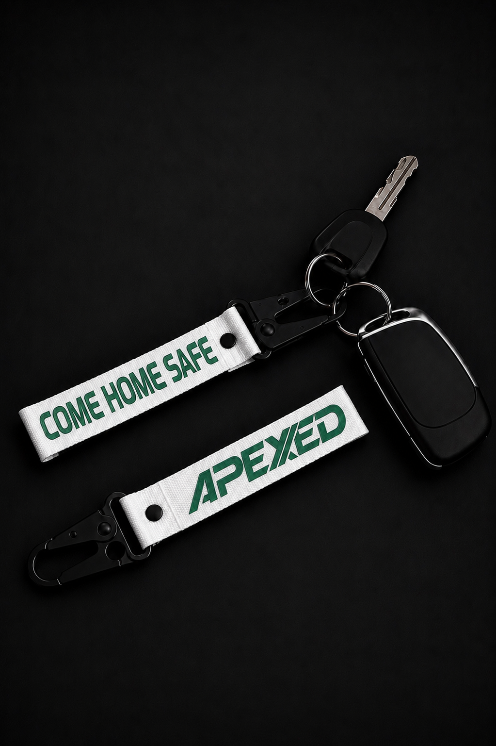 Come home safe - Keychain White