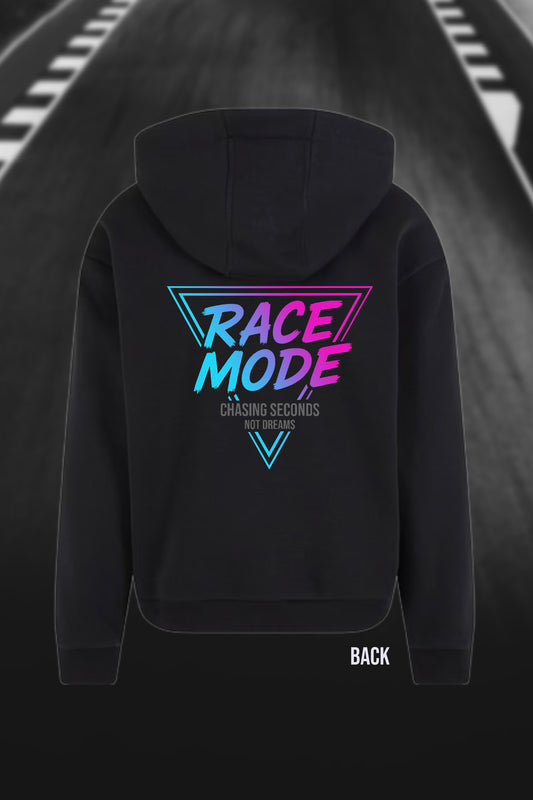 RACE MODE Hoodie Schwarz