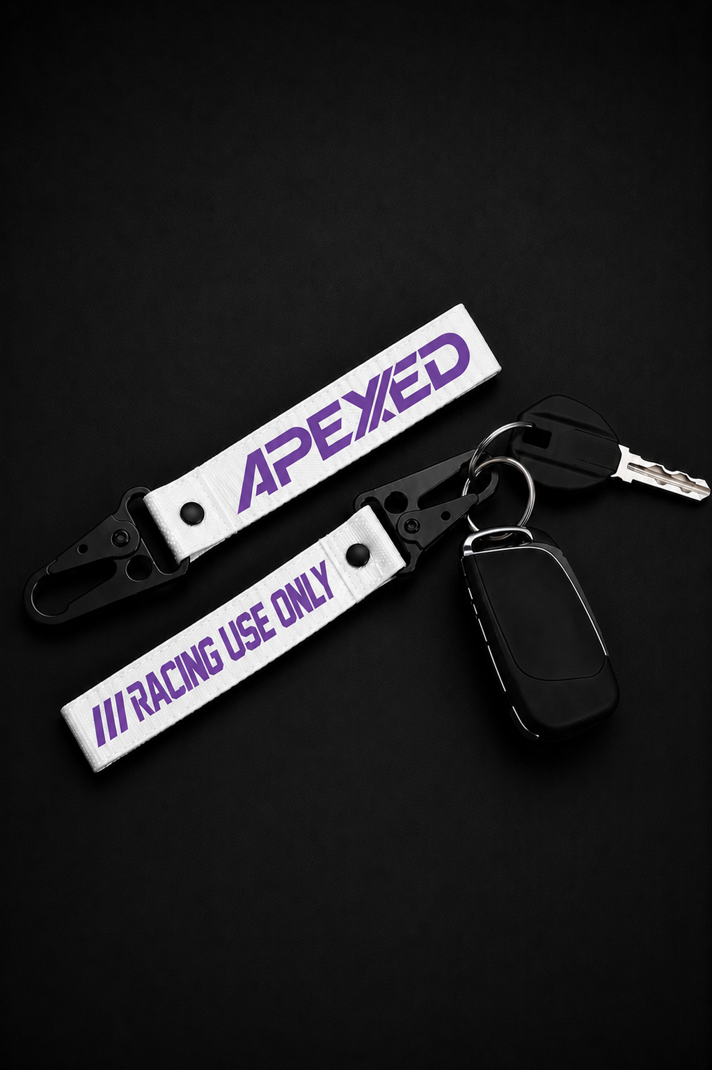Racing use only - Keychain White