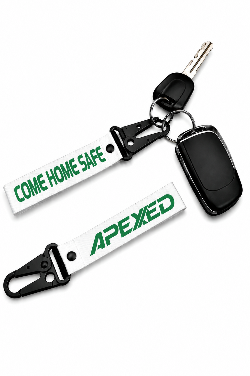 Come home safe - Keychain White