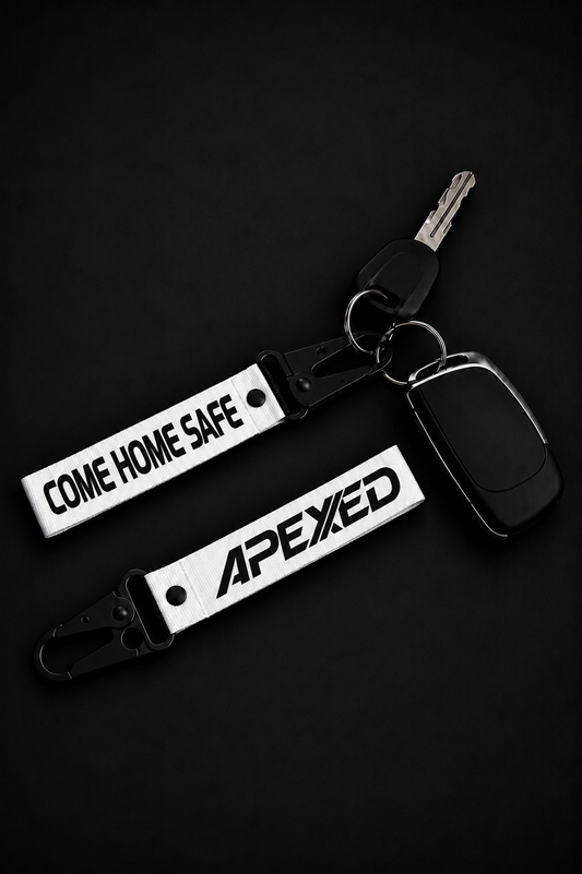 Come home safe - Keychain White