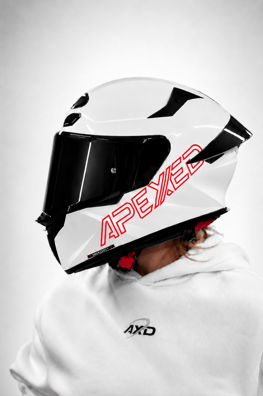 Helmsticker 'Apexed' Outlines Logo