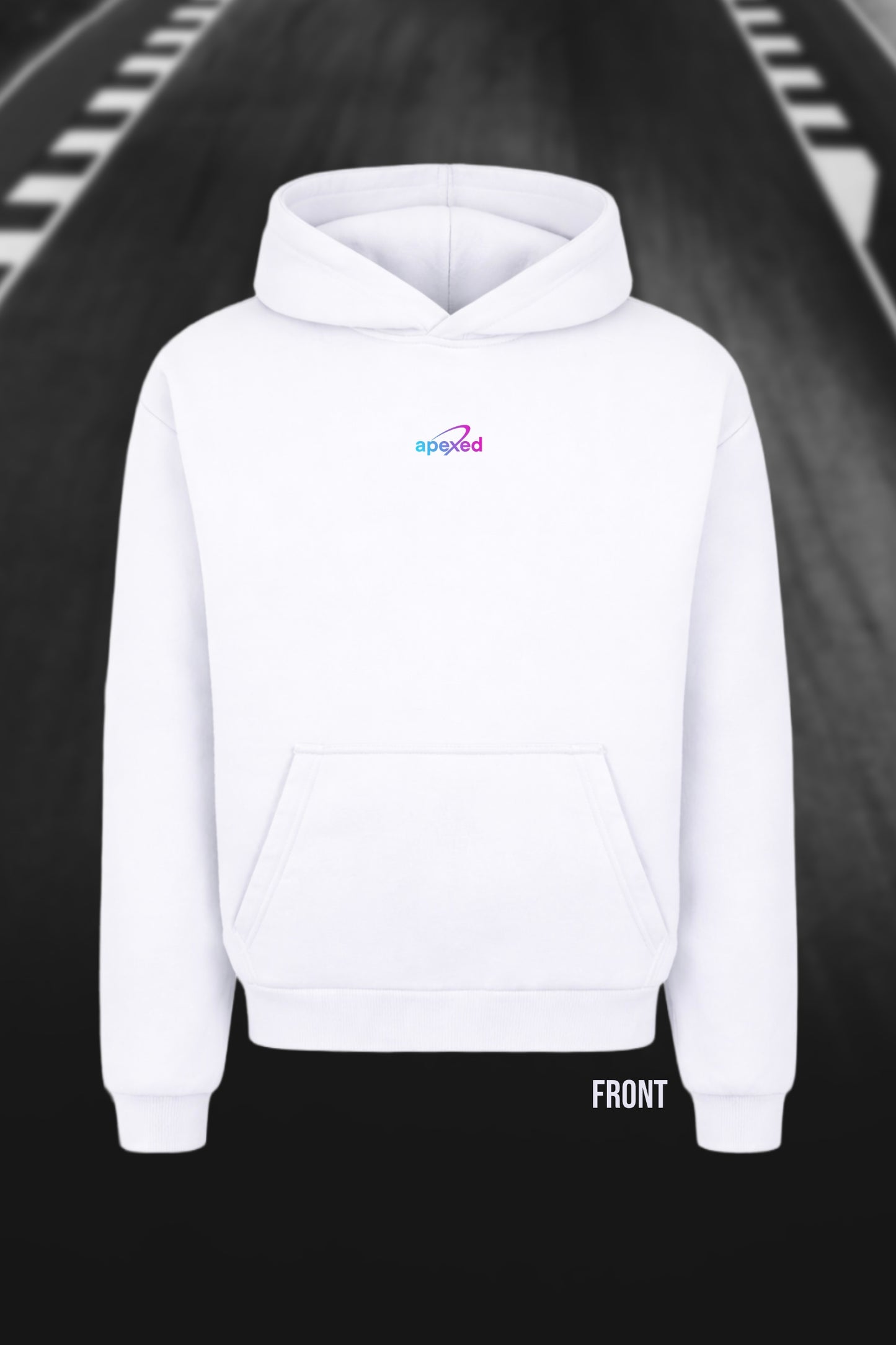 RACE MODE Hoodie weiß