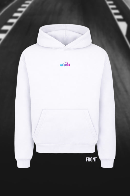 RACE MODE Hoodie weiß