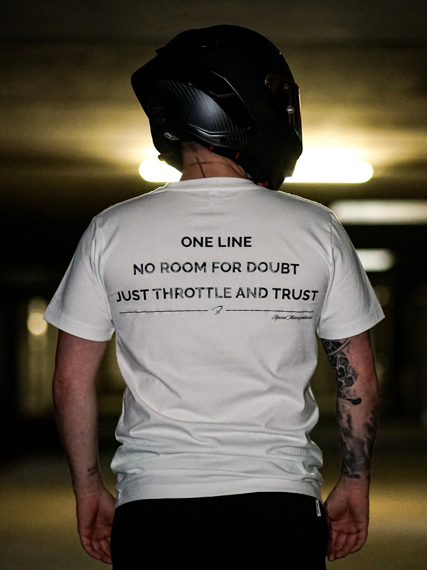 Throttle and Trust T-Shirt Weiß