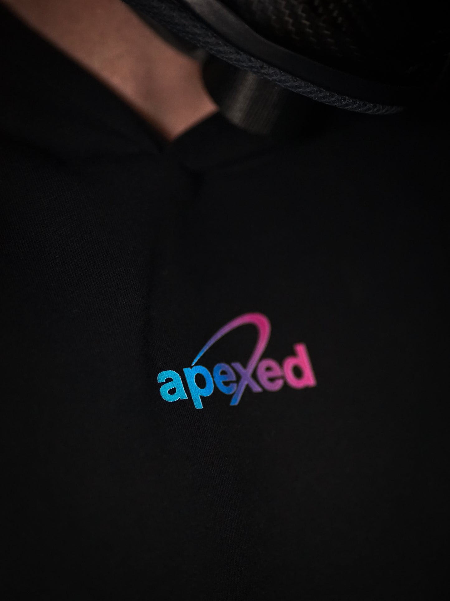 RACE MODE Hoodie Schwarz