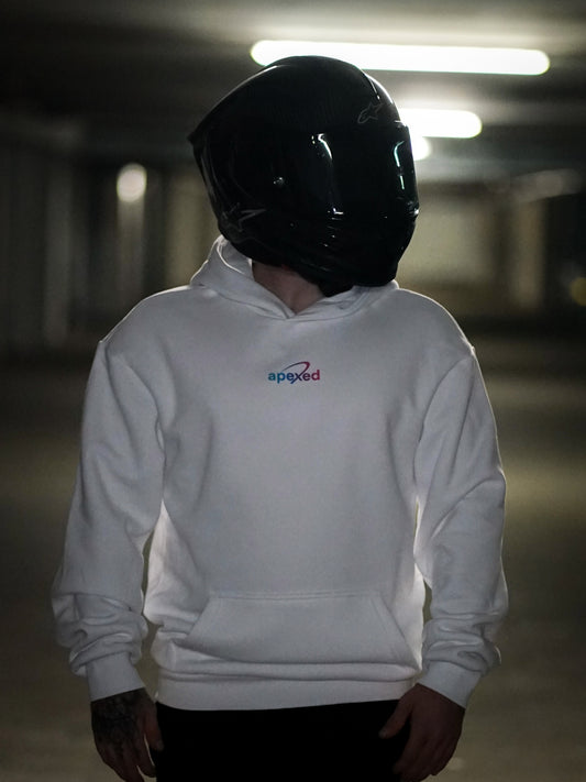 RACE MODE Hoodie weiß