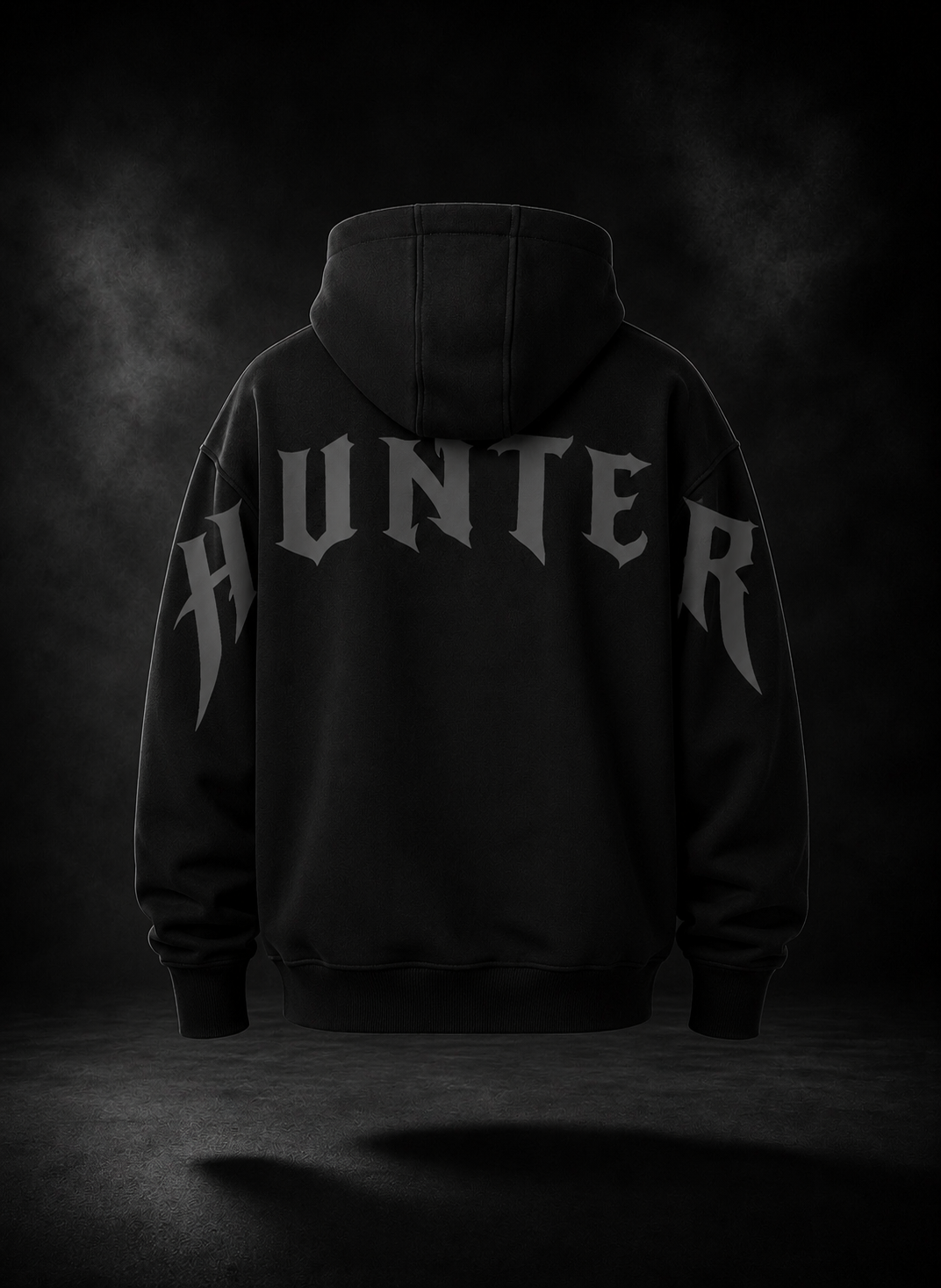 HUNTER Hoodie Carbon Black