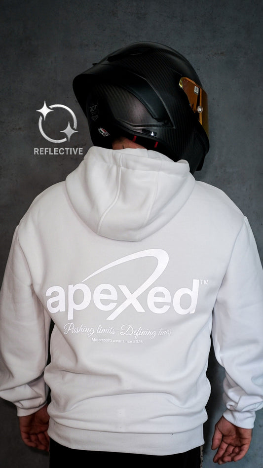 Basic Oversized Hoodie Weiß - Reflective
